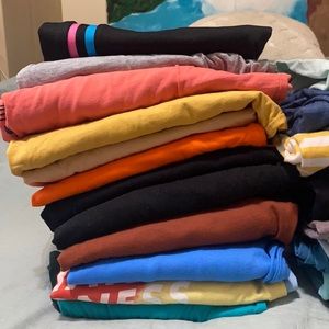 22 short sleeve Dutch Bros shirts and 3 long sleeve